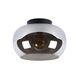 JUDI Ceiling light Ø30cm H22cm Black/smoke glass