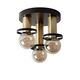 ANAKA Ceiling light 3x E27/60W Ø 30cm Black/Satin