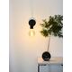 SCOTT Wall Light E27 L20  H12cm Black