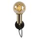 MALCOLM Wall light E27/60W  Black