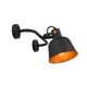 PIA Wall llight 1xE27/60W Satin Black/Satin gold