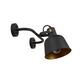 PIA Wall llight 1xE27/60W Satin Black/Satin gold