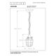 HONORE Pendant E27 Ø17cm Rusty