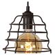 ZYCH Pendant  E27 H38cm Ø25cm Rost Brown