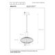 MALOTO Pendant Ø 30cm E27/40W Green/Messing