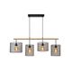 BASKETT Pendant 4xE27 L107cl Black