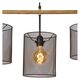 BASKETT Pendant 4xE27 L107cl Black