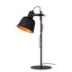 PIA Table lampo 1xE27/40W Satin Black/Satin gold