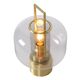 SOFIA Table lamp Ø 24cm E27/40W Satin brass/Glass