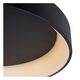 TALOWE LED Ceiling Light Ø30cm 80W 3000K Black