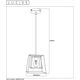 EDGAR Pendant E27 Ø26cm Black