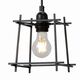 EDGAR Pendant E27 Ø26cm Black