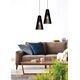 NORALIE Pendant 1x E27 Black