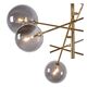 ALARA Pendant 6x 1.5W G4  Gold/Smoke Glass