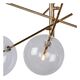 ALARA Pendant 6x 1.5W G4  Gold/Smoke Glass