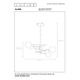 ALARA Pendant 6x 1.5W G4  Gold/Smoke Glass