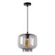 MEDINE Pendant 1x E27 40W Smoke Glass
