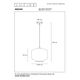 MEDINE Pendant 1x E27 40W Smoke Glass