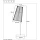 NORALIE Table lamp E27 40W Black