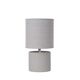 GREASBY Table Lamp E14 H26cm Grey