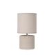 GREASBY Table Lamp E14 H26cm Cream