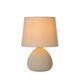 RAMZI Table Lamp E14 H26cm Cream