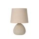 RAMZI Table Lamp E14 H26cm Cream
