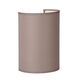CORAL Wall Light  E14 Shade Round H20cm Taup