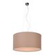 CORAL Pendant Cotton E27 D60/H30 Taupe