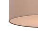 CORAL Pendant Cotton E27 D60/H30 Taupe