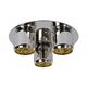 ERYN Ceiling light Ø38cm 3xG9 Chrome/Gold