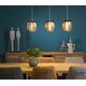 ERYN Pendant 3x E27/60W 88/20/145cm cm  Chrome