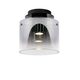 OWINO Ceiling Light GU10 LED Ø 20cm Black/Smoke Gl