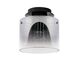 OWINO Ceiling Light GU10 LED Ø 20cm Black/Smoke Gl
