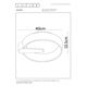 MIAMI Ceiling Light  Integr. Led Ø 40cm Black