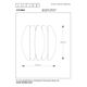VIVANA Wall Light 2xG9 excl W32cm Satin Copper