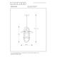 MASSON Pendant  E27/40W Black