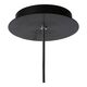 OWINO Pendant 1x GU10 LED Ø 20cm Black/Smoke Glass