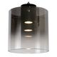 OWINO Pendant 1x GU10 LED Ø 20cm Black/Smoke Glass