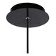 OWINO Pendant 1x GU10 LED Ø 25cm Black/Smoke Glass