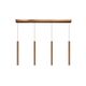 LORENZ Pendant  LED  4x4W Satin Copper