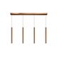 LORENZ Pendant  LED  4x4W Satin Copper