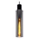 ORLANDO Pendant 3xE27/60W Black/Smoke Glass