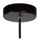 ZINO Pendant E27/60W Satin Black /  Smoke Glass