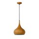 WOODY Pendant E27 D30 H35cm Dark Wood