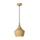 WOODY Pendant E27 D24 H30cm Clear Wood