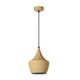 WOODY Pendant E27 D24 H30cm Clear Wood