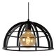 DIKRA Pendant E27 60W Ø40cm Black