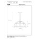 DIKRA Pendant E27 60W Ø40cm Black