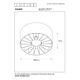 ZIDANE Ceiling light E27/15W Ø 30cm Black/Gold